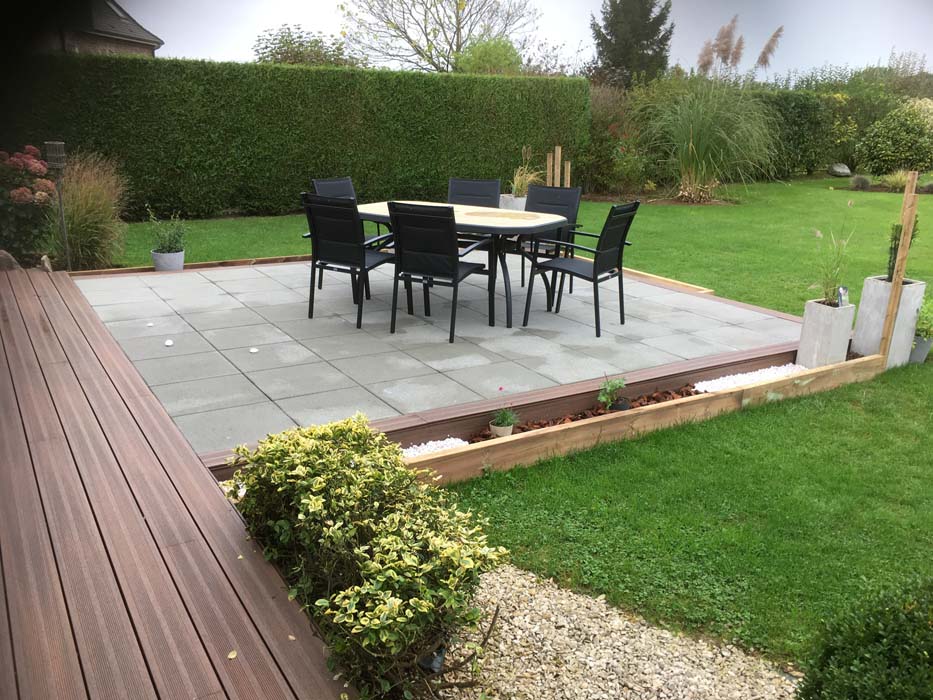 APRES - RENOVATION D'UNE  TERRASSE - VILLERS-BOCAGE