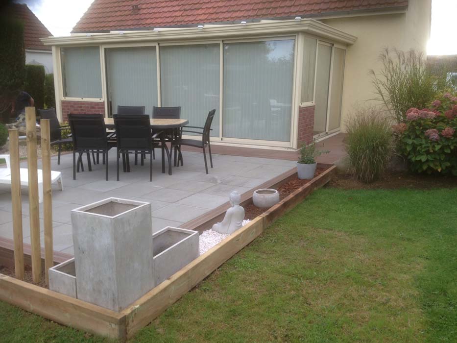 APRES - RENOVATION D'UNE  TERRASSE - VILLERS-BOCAGE